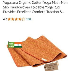 Yogosana Organic Cotton Thick Yoga Mat 🔥